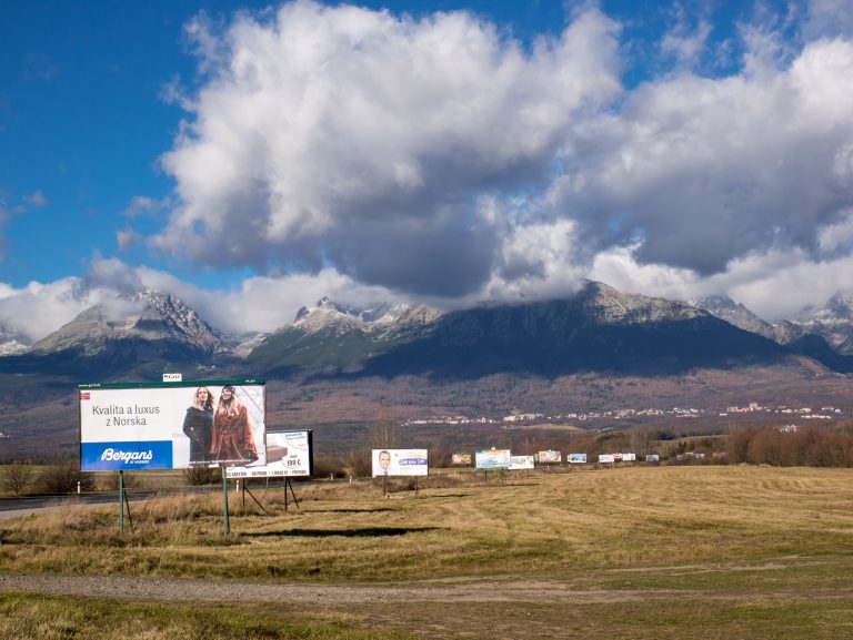 Reklamný smog na Slovensku je úplne všade