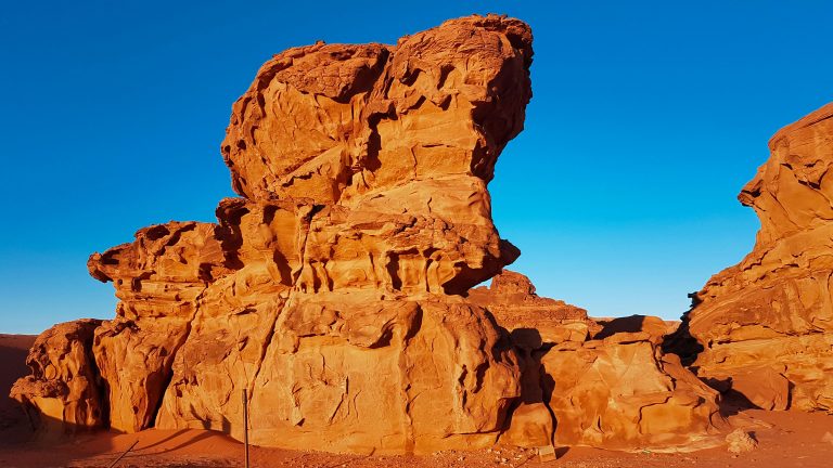 Púšť Wadi Rum - skaly