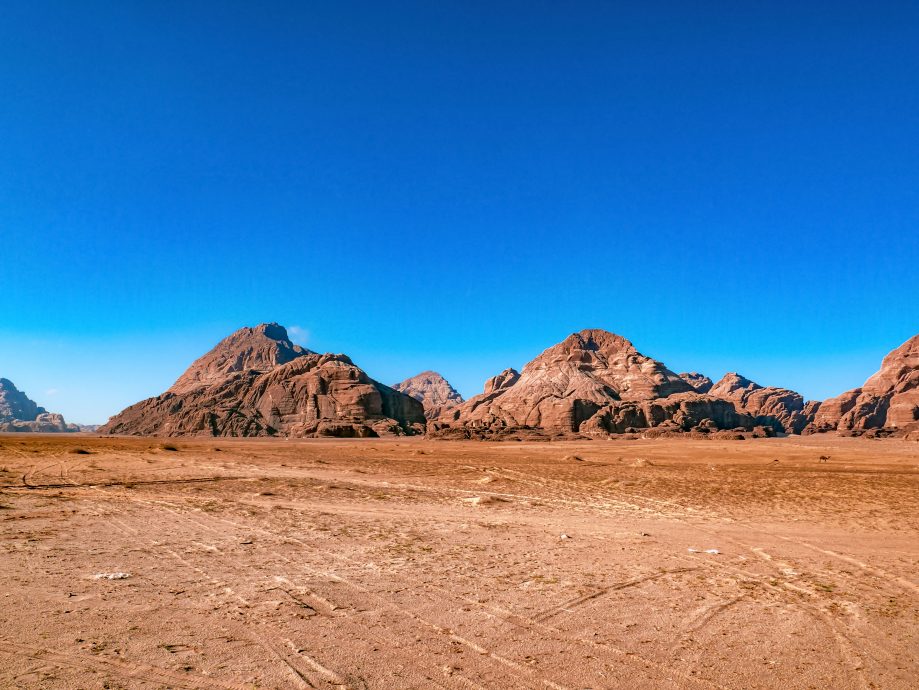 Jordánsko - púšť Wadi Rum