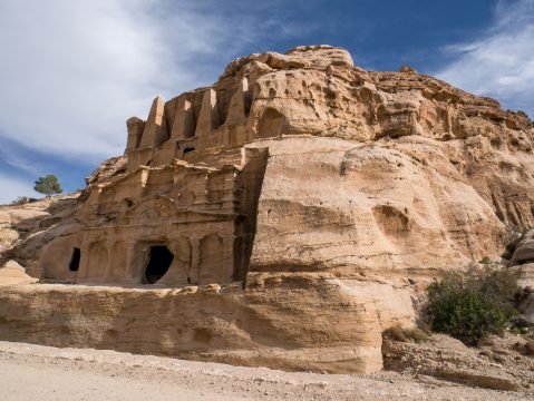Nabatejské zrúcaniny v púšti
