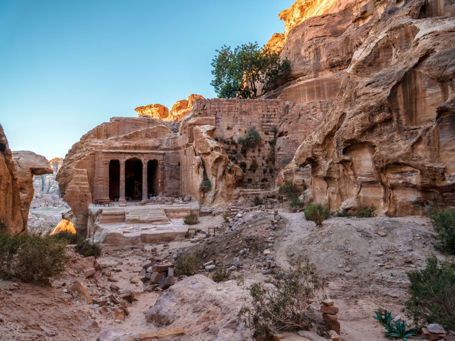 Záhradný chrám vo Wadi al-Farasa, Petra , Jordánsko
