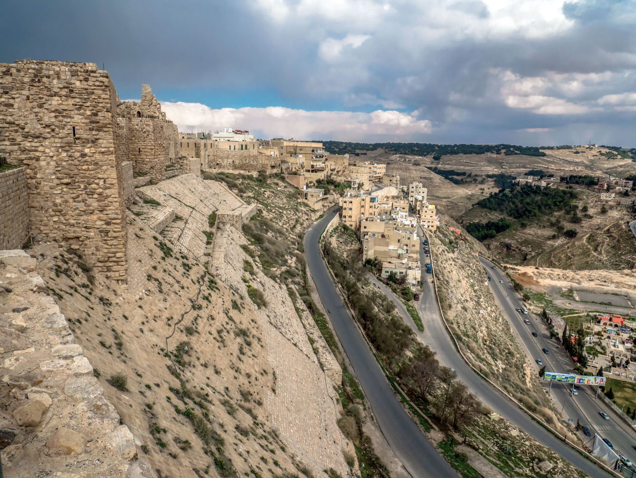 Križiacky hrad Kerak - Jordánsko.