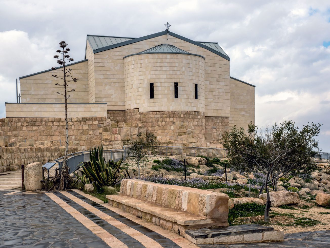 Byzantský kostol na hore Nebo