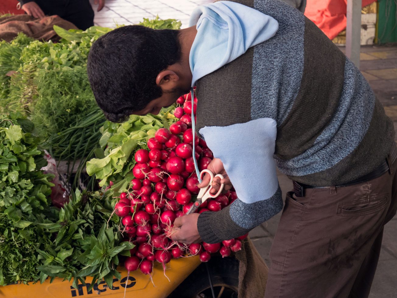 Zeleninový trh v Jordánsku