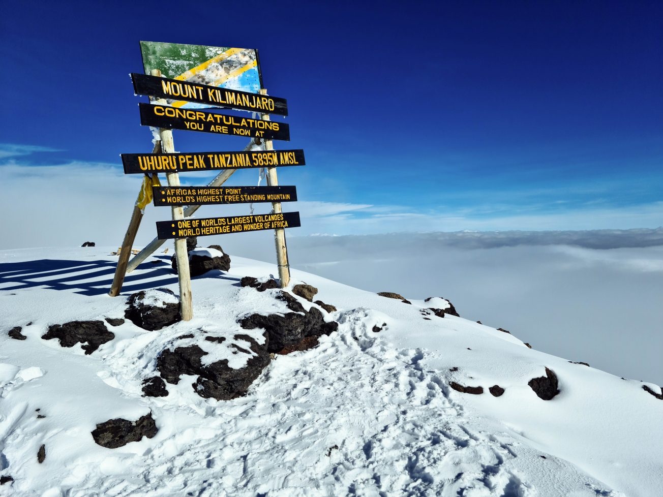 Vrchol Kilimandžára