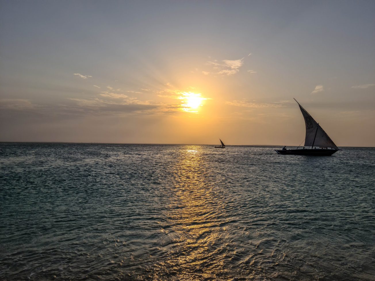 Západ Slnka na Zanzibare