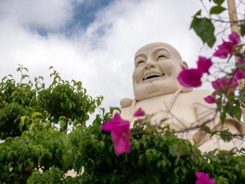 Smejúci sa Buddha
